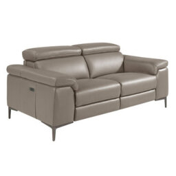 Angel Cerda Elegant Dark Grey 2-Seater Relaxation Sofa With Electric Recline - thumbnail 1
