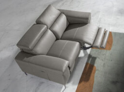 Angel Cerda Elegant Dark Grey 2-Seater Relaxation Sofa With Electric Recline - thumbnail 5