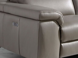 Angel Cerda Elegant Dark Grey 2-Seater Relaxation Sofa With Electric Recline - thumbnail 4