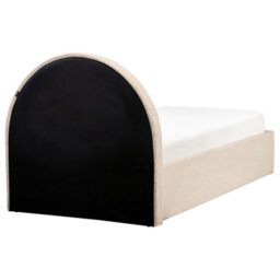 Beliani Kids Ottoman Bed Boucle Anet 90 X 200 Cm (Eu Single) Beige - thumbnail 8