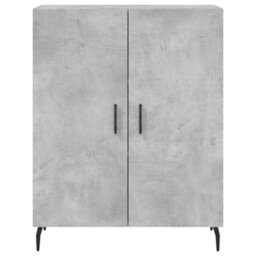 Berkfield Highboard Concrete Grey 69.5X34X180 Cm Engineered Wood - thumbnail 8