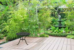 Centurion Supports Tabreez Black Garden And Patio Cast Aluminium Bistro Table - thumbnail 4