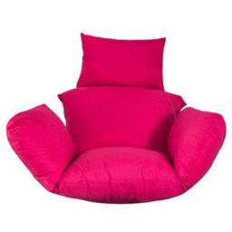 Egg-Shaped Hanging Chair Cushion Seat Garden Patio Swing Hammock Seat Chair Pad Pink - thumbnail 1