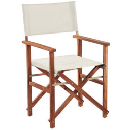 Beliani Set Of 2 Garden Chairs Cine Acacia Wood Multicolour - thumbnail 7