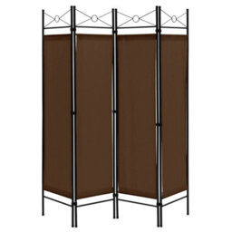 4 Panel Folding Freestanding Privacy Room Divider Partition