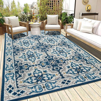 Ameha Printed Rug Modern Living Room Rugs Non Slip Extra Large Soft Comfortable Bedroom Indoor/outdoor Carpet( Luna, 200X290Cm) - image 1