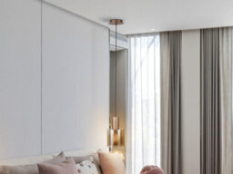 Luminosa Lighting Luminosa Venize Slim Pendant Ceiling Light Copper, Amber 1Xe27 - Uk Stock - thumbnail 1