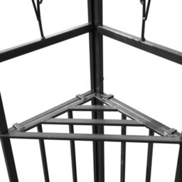 Berkfield Gazebo With Double Roof 3X4M Anthracite - thumbnail 4
