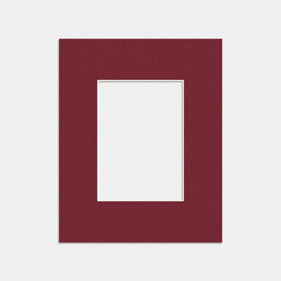 "Ak Frames Burgundy 20X16"" Picture Mount To Fit A4 Aperture Size - Mount Board Only (No Frame Included)" - image 1