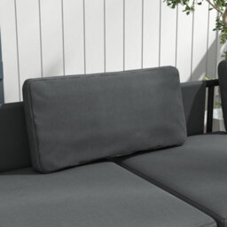 Outsunny Hdpe Garden Furniture Sets With Cushions, Table, L-Shaped Sofa, Grey - thumbnail 8