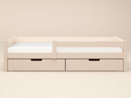 Flair Milo Single Bed With Storage Beige - thumbnail 4