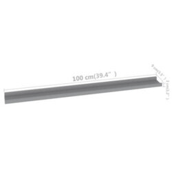 Berkfield Wall Shelves 4 Pcs Grey 100X9X3 Cm - thumbnail 9