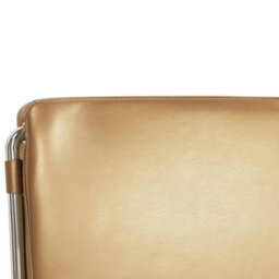 Beliani Bed Leather Paris 180 X 200 Cm (Eu Super King) Gold - thumbnail 7