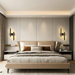 Pheashine Sleek Led Wall Lamp 32W 3000K Warm White Modern Black Acrylic 44X18Cm - thumbnail 4