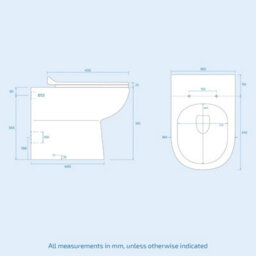 Nes Home 1100mm Dark Grey 2 Drawer Vanity Basin Unit, Wc & Curved Btw Toilet - thumbnail 9