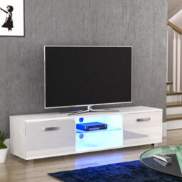 Lassic Vida Designs Cosmo White 2 Door Led Tv Unit 160Cm Sideboard Cabinet - thumbnail 7