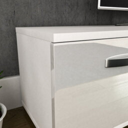 Lassic Vida Designs Cosmo White 2 Door Led Tv Unit 160Cm Sideboard Cabinet - thumbnail 4