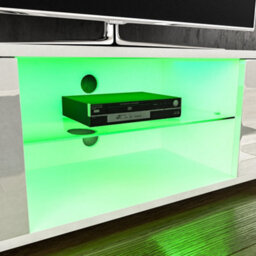 Lassic Vida Designs Cosmo White 2 Door Led Tv Unit 160Cm Sideboard Cabinet - thumbnail 5
