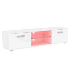 Lassic Vida Designs Cosmo White 2 Door Led Tv Unit 160Cm Sideboard Cabinet - thumbnail 9