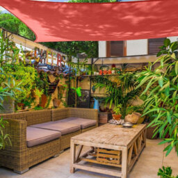Red 3X3M Shade Sail Uv Resistant - thumbnail 9