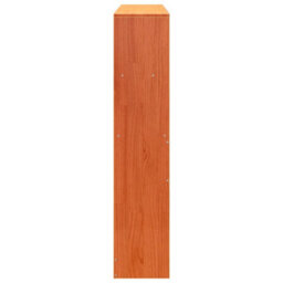 Berkfield Headboard With Storage Wax Brown 150 Cm Solid Wood Pine - thumbnail 5
