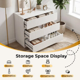 Modern 2 Drawer Chest Of Drawers Bedside Table Nightstand Bedroom Furniture - thumbnail 5