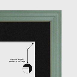 AK Frames 20X16 Green Classic Multi Photo Frame With Black Mount - Holds 9 Apertures (2X) 7X5, (7X) 6X4 Photos - thumbnail 7