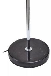 Orsina Handcrafted Large Silver Finish Metal Table Lamp, Minimalist Design Desk Lamp, Versatile Modern Lamp - thumbnail 4