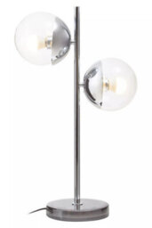 Orsina Handcrafted Large Silver Finish Metal Table Lamp, Minimalist Design Desk Lamp, Versatile Modern Lamp - thumbnail 2