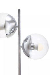 Orsina Handcrafted Large Silver Finish Metal Table Lamp, Minimalist Design Desk Lamp, Versatile Modern Lamp - thumbnail 3