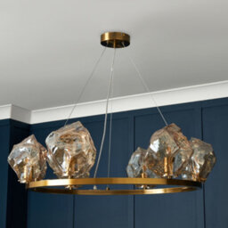 Litecraft Visconte Portici Brass 6 Light Celing Pendant - thumbnail 3