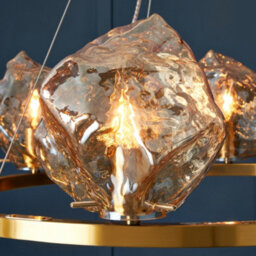 Litecraft Visconte Portici Brass 6 Light Celing Pendant - thumbnail 4