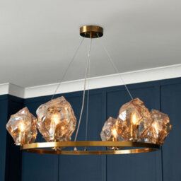 Litecraft Visconte Portici Brass 6 Light Celing Pendant - thumbnail 1
