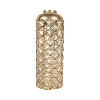 Deenz Gold Metal Vase Floor Vase Pampas Grass Large Flower Home Décor Bedroom Living Room 54 Cm Tall - image 1