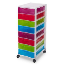 Form Multicolour 43L 8 Drawer Tower Unit (W) 26Cm X (H) 68Cm