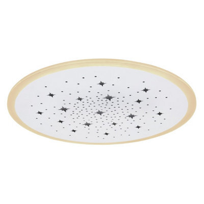 Luminosa Lighting Luminosa Murphy 50Cm Integrated Led Semi Flush Ceiling Light White Led Dimmable 2700-6500K Remote Control - image 1
