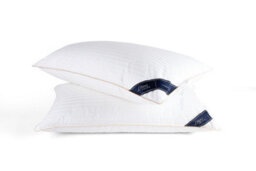 "Littens Super King Size 100% Hungarian Goose Down Pair Pillows 300Tc Cotton 50Cm X 90Cm (20"" X 35"")" - thumbnail 2