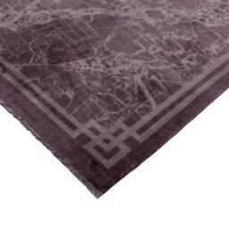 Purple Border Luxurious Modern Easy To Clean Abstract Bordered Rug For Bedroom Dining Room And Living Room -200Cm X 290Cm - thumbnail 2