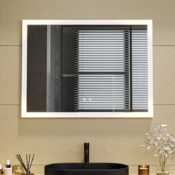 Darphe Bathroom Mirror With Frameless Anti-Fog Dimmable Led Wall Mirror, 80X60 Cm - thumbnail 2
