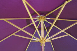 Garden Market Place The Garden Marketplace Premium 3M Hardwood Garden Parasol Umbrella Purple - thumbnail 4