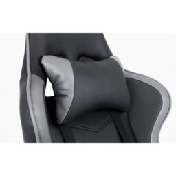 Ashfield Black And Grey Faux Leather Gaming Chair - thumbnail 4