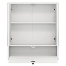 Double Door Storage Cabinet W/ 3-Level Adjustable Shelf - thumbnail 6