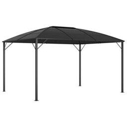Berkfield Gazebo With Curtains 400X300X265 Cm Anthracite - thumbnail 8