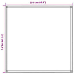 Berkfield Tent Carpet 250X250 Cm Anthracite Hdpe - thumbnail 8