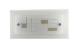 Luminosa Lighting Luminosa Musa Flush Wall Light White 30X15Cm - thumbnail 1