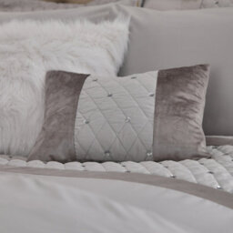 Catherine Lansfield Sequin Cluster 30X40Cm Cushion Silver
