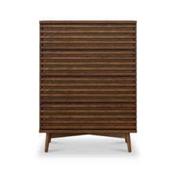 Kari Dark Oak 4 Drawer Chest - By Roseland Furniture - thumbnail 4
