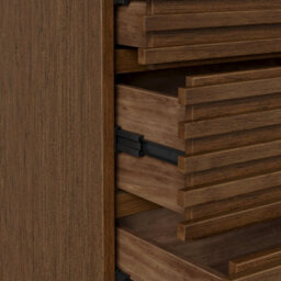 Kari Dark Oak 4 Drawer Chest - By Roseland Furniture - thumbnail 7
