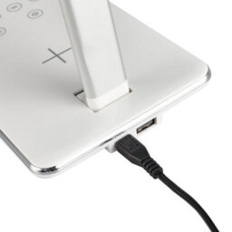 Trueshopping White Desk Lamp With Wireless & Usb Phone Charger - thumbnail 6
