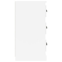 Berkfield Sideboard High Gloss White 70X35.5X67.5 Cm Engineered Wood - thumbnail 5